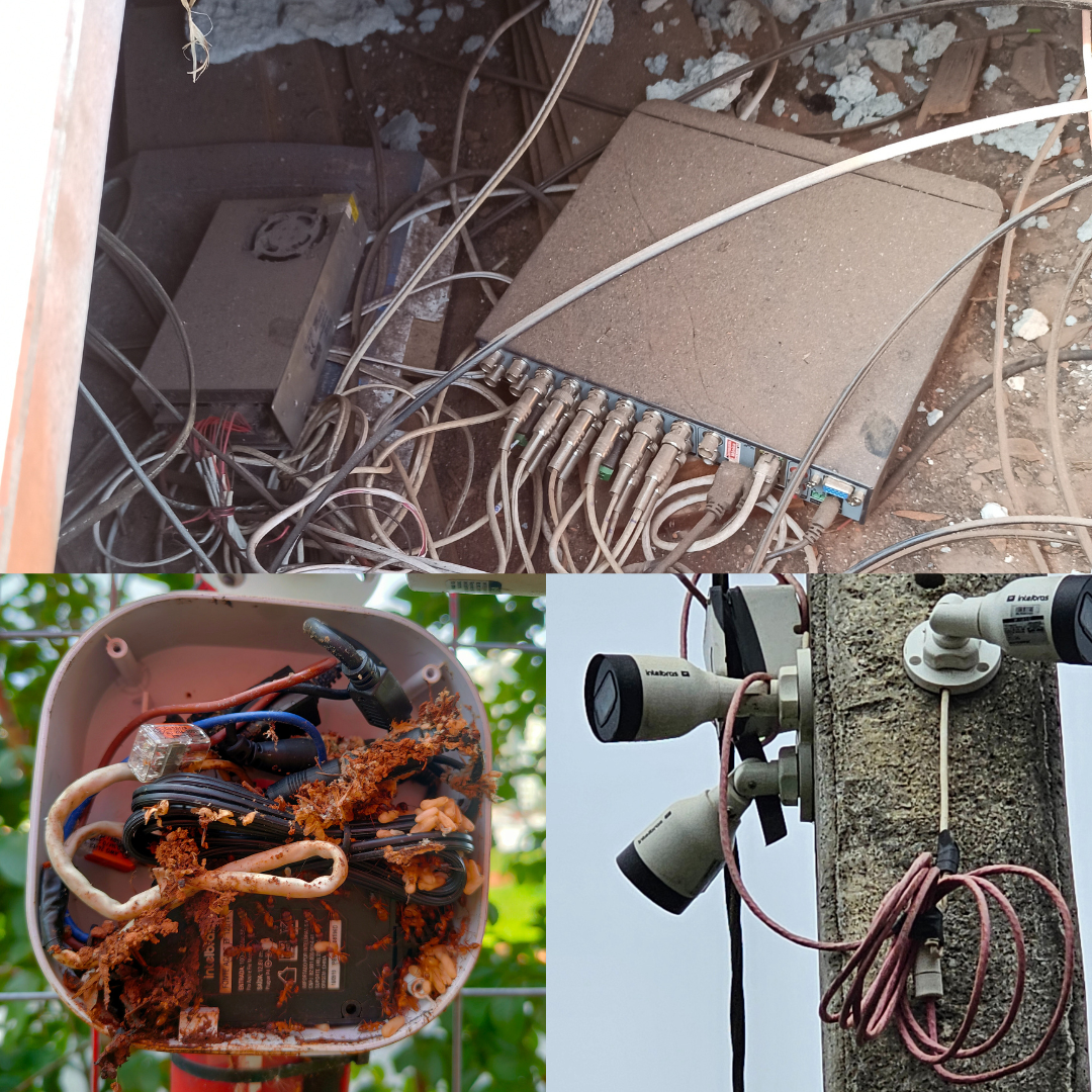 Manutenção em câmeras de segurança em goiânia