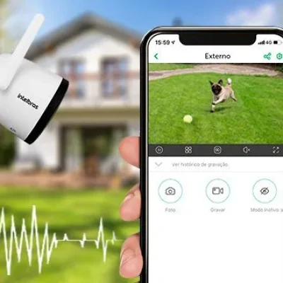 Camera wifi externa camera wifi para companhamento de pet